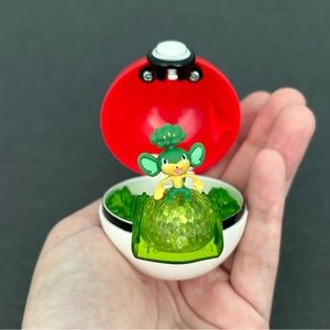 Pokémon Jakks Pacific Pop N Battle Launcher Pokeball Pansage Rare